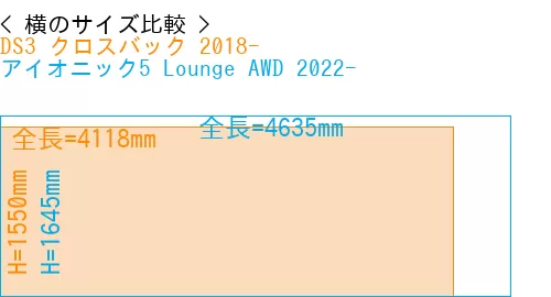 #DS3 クロスバック 2018- + アイオニック5 Lounge AWD 2022-